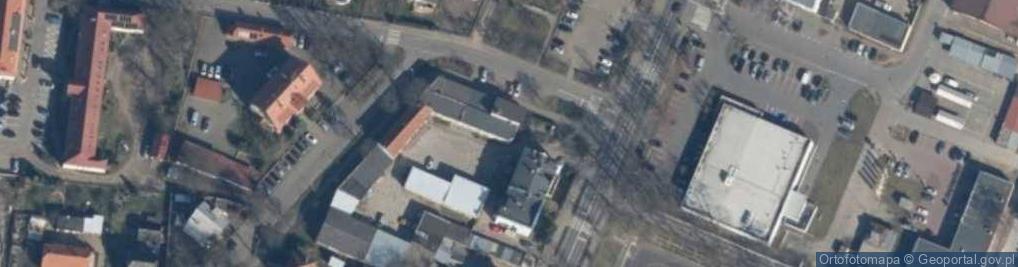 Zdjęcie satelitarne Wspólnota Mieszkaniowa przy ul.Kościuszki 11 w Łobzie