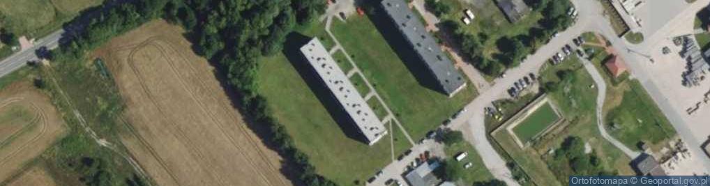 Zdjęcie satelitarne Wspólnota Mieszkaniowa przy ul.Kozielskiej 5A-5D