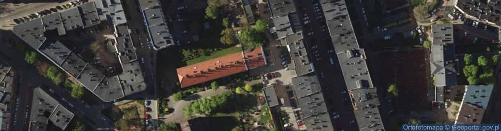 Zdjęcie satelitarne Wspólnota Mieszkaniowa przy ul.Krętej 3 we Wrocławiu