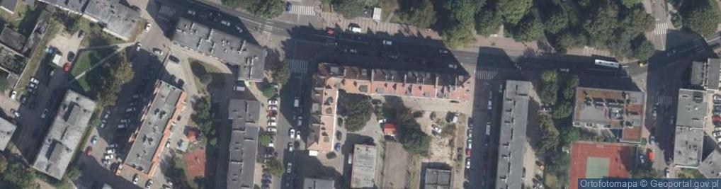 Zdjęcie satelitarne Wspólnota Mieszkaniowa przy ul.Krzemienieckiej 1 w Kołobrzegu