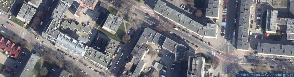 Zdjęcie satelitarne Wspólnota Mieszkaniowa przy ul.Kujawskiej 5 Abc w Kołobrzegu
