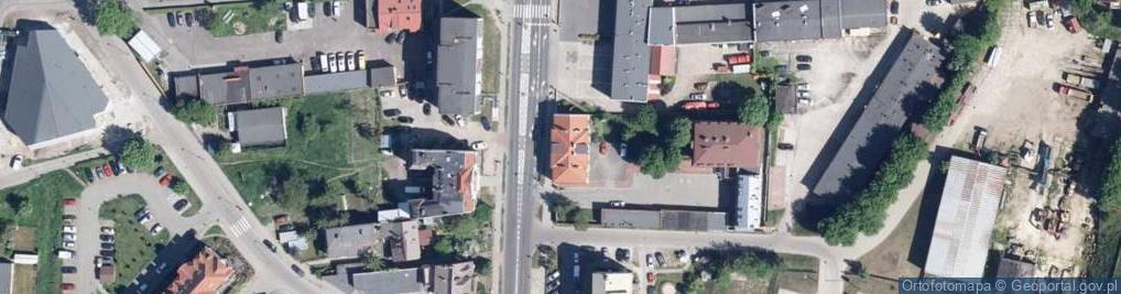 Zdjęcie satelitarne Wspólnota Mieszkaniowa przy ul.Łużyckiej 3 w Gryfinie