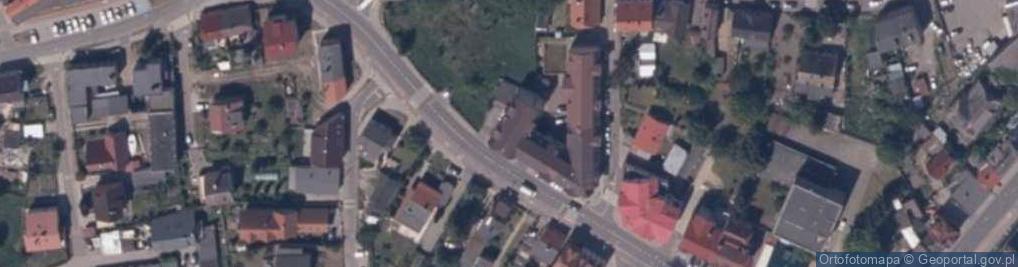 Zdjęcie satelitarne Wspólnota Mieszkaniowa przy ul.Mieszka i 1, 2 w Kamieniu Pomorskim