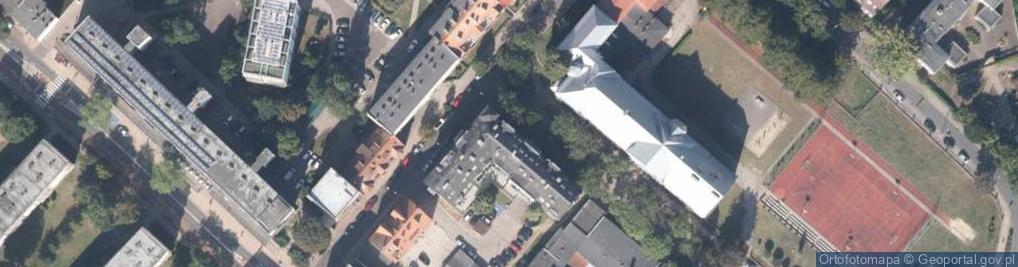 Zdjęcie satelitarne Wspólnota Mieszkaniowa przy ul.Monte Cassino 32 w Świnoujściu