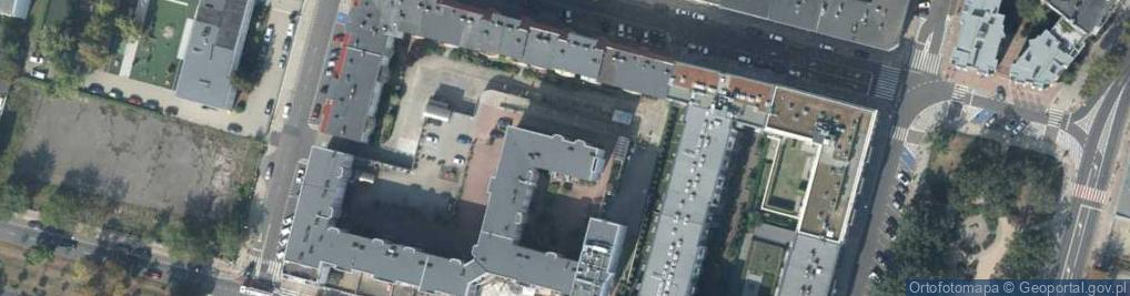 Zdjęcie satelitarne Wspólnota Mieszkaniowa przy ul.Nowowiejskiej 1A - 1I w Bezrzeczu