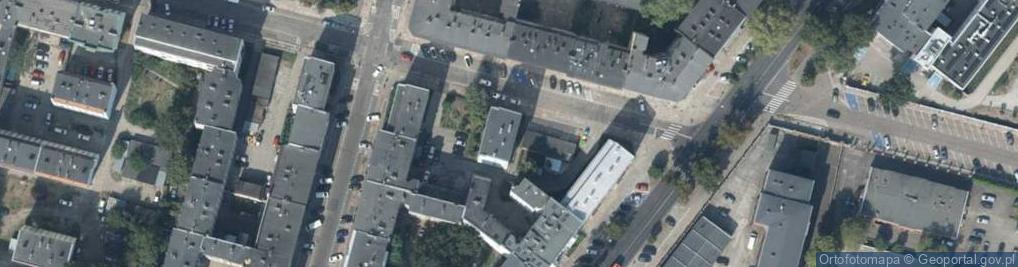 Zdjęcie satelitarne Wspólnota Mieszkaniowa przy ul.Ostrowskiej 40 w Szczecinie