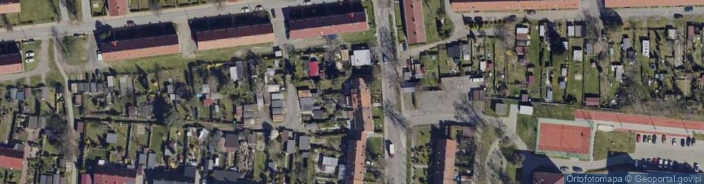 Zdjęcie satelitarne Wspólnota Mieszkaniowa przy ul.Partyzantów 10-20 w Gliwicach