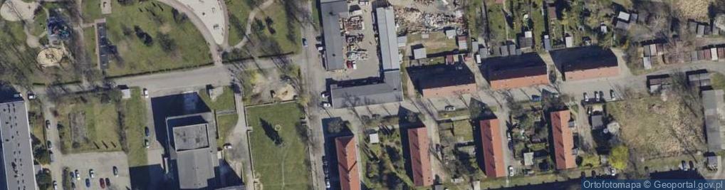 Zdjęcie satelitarne Wspólnota Mieszkaniowa przy ul.Partyzantów 7-9 w Gliwicach