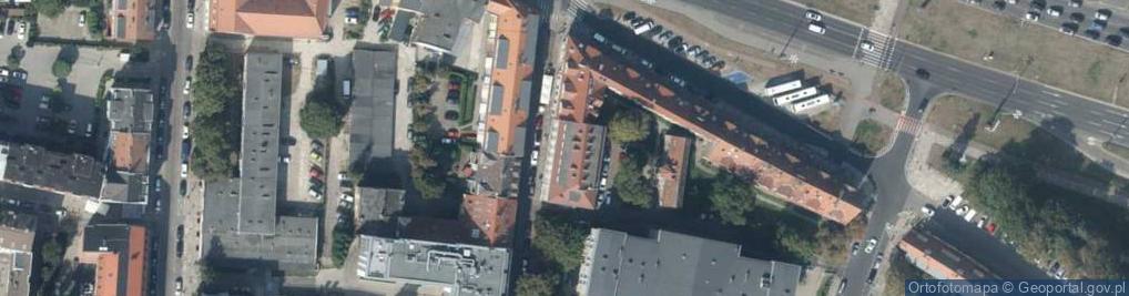 Zdjęcie satelitarne Wspólnota Mieszkaniowa przy ul.Piłsudskiego 21 Oficyna w Szczecinie