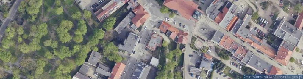 Zdjęcie satelitarne Wspólnota Mieszkaniowa przy ul.Pocztowej nr 1 w Dzierżoniowie