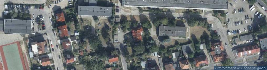 Zdjęcie satelitarne Wspólnota Mieszkaniowa przy ul.Popiełuszki 10