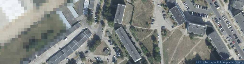 Zdjęcie satelitarne Wspólnota Mieszkaniowa przy ul.Przedwiośnie 13, 15, 17, 19 w Stargardzie Szcz.