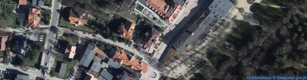 Zdjęcie satelitarne Wspólnota Mieszkaniowa przy ul.Równoległej nr 12 w Szczawnie-Zdroju