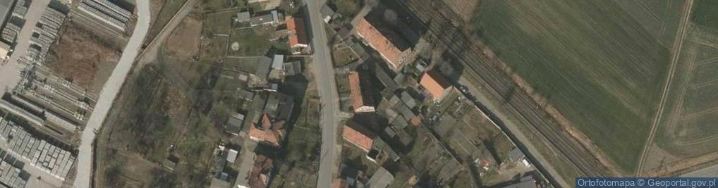 Zdjęcie satelitarne Wspólnota Mieszkaniowa przy ul.Strzegomskiej nr 34 w Goczałkowie