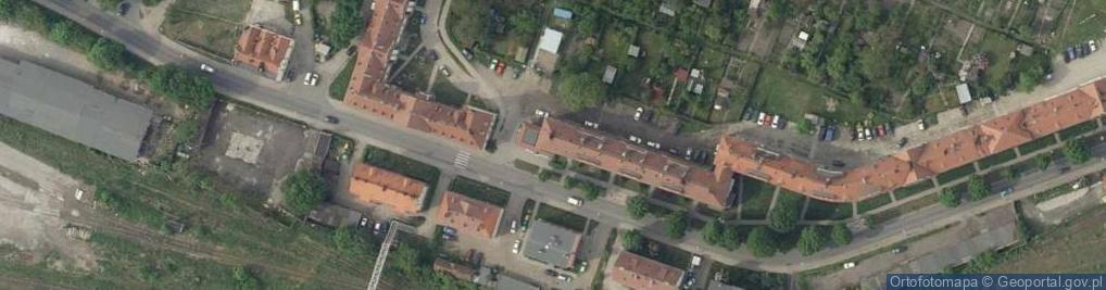 Zdjęcie satelitarne Wspólnota Mieszkaniowa przy ul.Tołstoja 16-17 w Oleśnicy