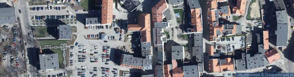 Zdjęcie satelitarne Wspólnota Mieszkaniowa przy ul.Wesołowskiego-Masalskiego 1-4 w Boguszowie-Gorcach