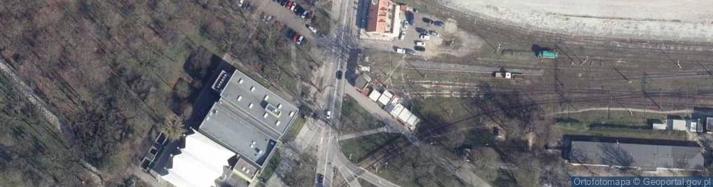 Zdjęcie satelitarne Wspólnota Mieszkaniowa przy ul.Wojska Polskiego 44B w Mrzeżynie