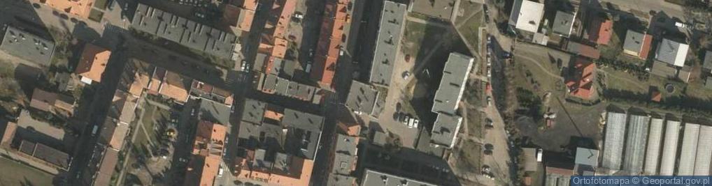 Zdjęcie satelitarne Wspólnota Mieszkaniowa przy ul.Zamkowej 5 Żmigród