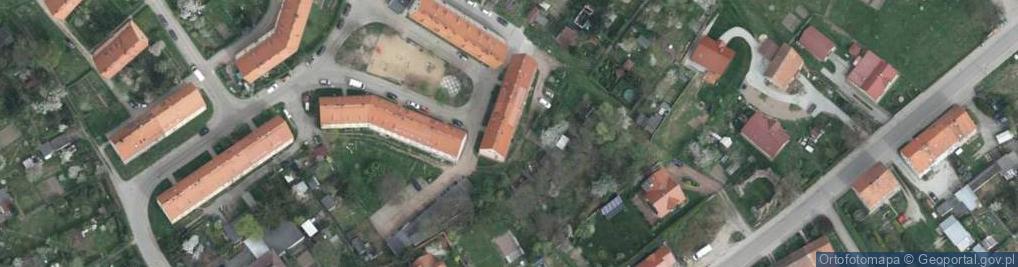 Zdjęcie satelitarne Wspólnota Mieszkaniowa przy ul.Zamkowej nr 12 w Świebodzicach