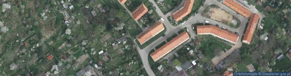 Zdjęcie satelitarne Wspólnota Mieszkaniowa przy ul.Zamkowej nr 2 w Świebodzicach