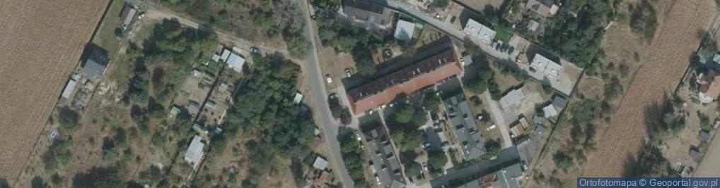 Zdjęcie satelitarne Wspólnota Mieszkaniowa "Słowik" Prószkowska 33-39 Komprachcice