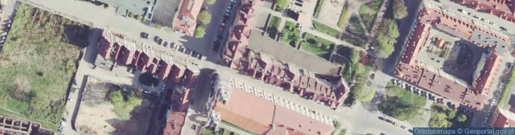 Zdjęcie satelitarne Wspólnota Mieszkaniowa Strogoborzyce 3 Gmina Radwanice