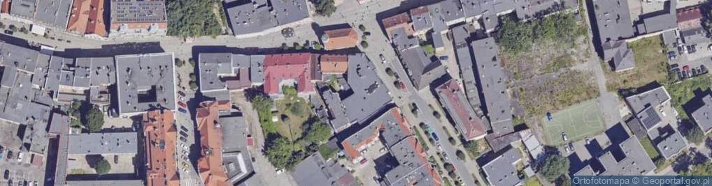 Zdjęcie satelitarne Wspólnota Mieszkaniowa ul.1 Maja 59 Jelenia Góra