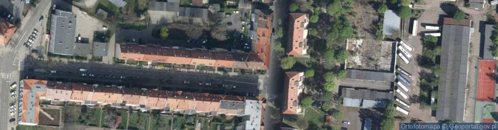 Zdjęcie satelitarne Wspólnota Mieszkaniowa ul.Bohaterów Getta 1 A Zgorzelec
