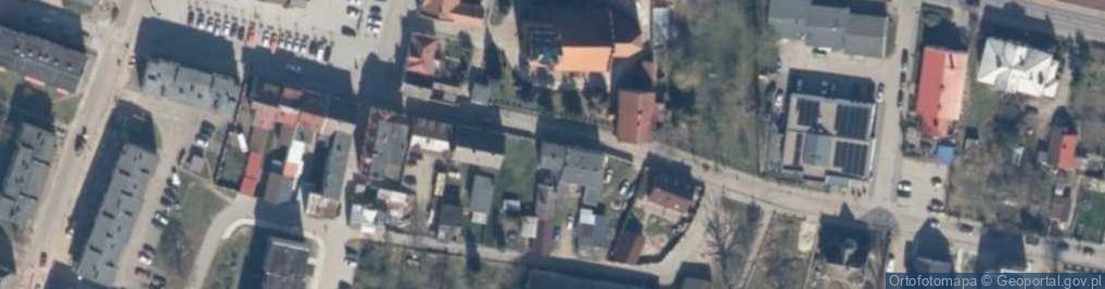 Zdjęcie satelitarne Wspólnota Mieszkaniowa ul.Bohaterów Monte Cassino 6 Resko
