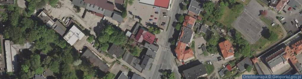 Zdjęcie satelitarne Wspólnota Mieszkaniowa ul.Chełmońskiego 16 Jelenia Góra