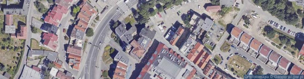 Zdjęcie satelitarne Wspólnota Mieszkaniowa ul.Cinciały 1 Jelenia Góra