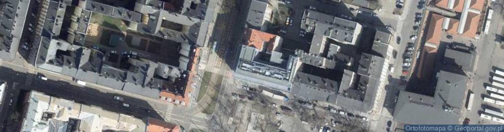 Zdjęcie satelitarne Wspólnota Mieszkaniowa ul.Dworcowa 11, 13, 15 ul.Klonowa 15, 17 ul.Drzymały 18 78-200 Białogard