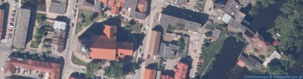 Zdjęcie satelitarne Wspólnota Mieszkaniowa ul.Fabryczna 1 w Gryficach