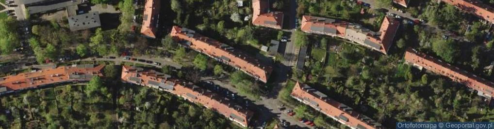 Zdjęcie satelitarne Wspólnota Mieszkaniowa ul.Gimnazjalna 2A we Wrocławiu