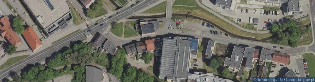 Zdjęcie satelitarne Wspólnota Mieszkaniowa ul.Grabowskiego 2 Jelenia Góra