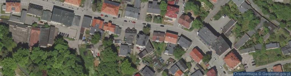 Zdjęcie satelitarne Wspólnota Mieszkaniowa ul.Jagiellońska 2 A Jelenia Góra