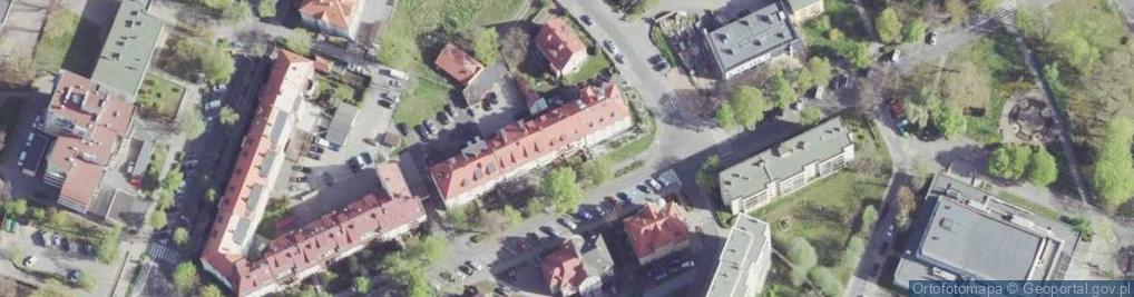 Zdjęcie satelitarne Wspólnota Mieszkaniowa ul.Jagiellońska 53, 67-200 Głogów