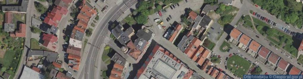 Zdjęcie satelitarne Wspólnota Mieszkaniowa ul.Kadetów 9 Jelenia Góra
