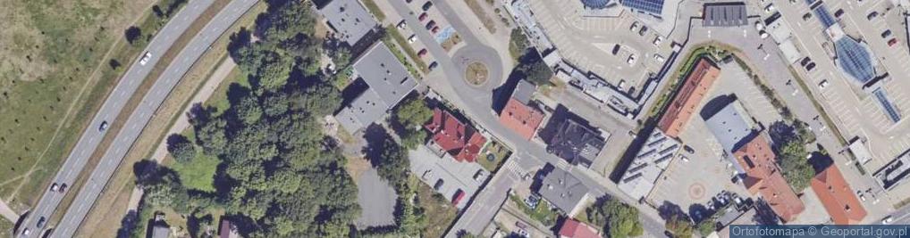 Zdjęcie satelitarne Wspólnota Mieszkaniowa ul.Karpnicka 2 Łomnica