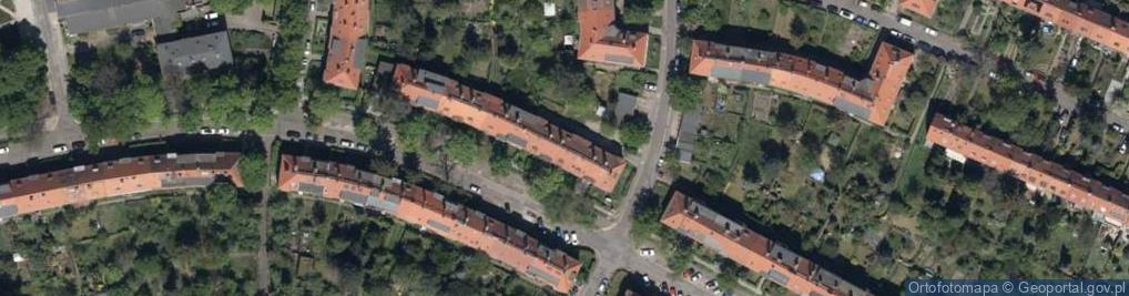 Zdjęcie satelitarne Wspólnota Mieszkaniowa ul.Kasprzaka 23 Wrocław