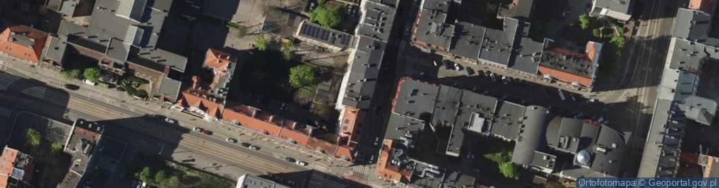 Zdjęcie satelitarne Wspólnota Mieszkaniowa ul.Kniaziewicza 32/34 Wrocław