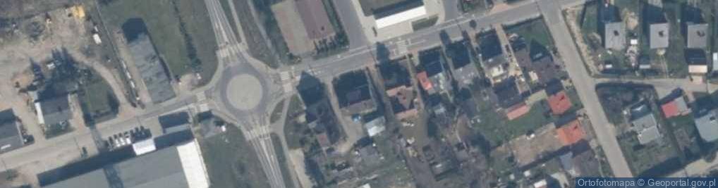 Zdjęcie satelitarne Wspólnota Mieszkaniowa ul.Kolejowa 19, 21 78-120 Gościno