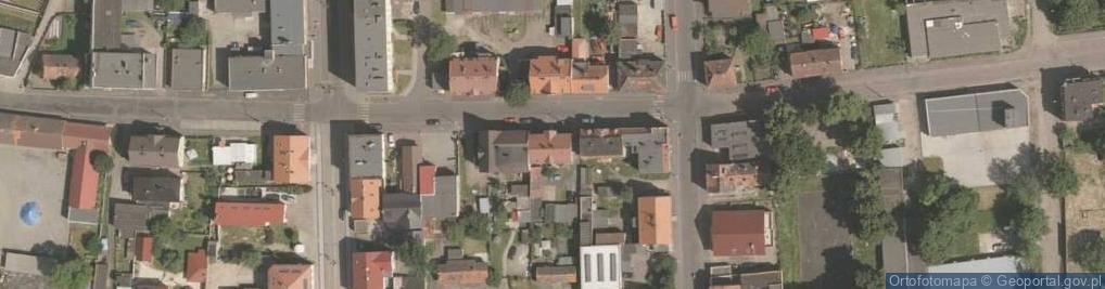 Zdjęcie satelitarne Wspólnota Mieszkaniowa ul.Kościuszki 10 w Pieńsku