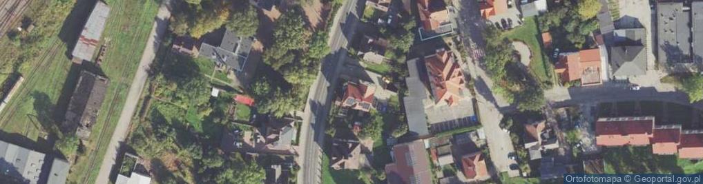 Zdjęcie satelitarne Wspólnota Mieszkaniowa ul.Kościuszki 5 w Gryficach