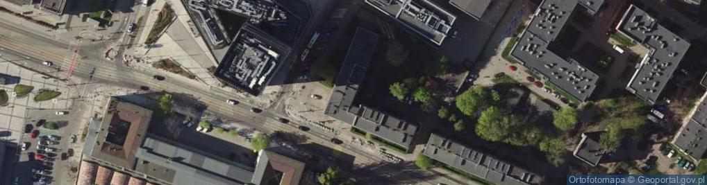 Zdjęcie satelitarne Wspólnota Mieszkaniowa ul.Małachowskiego 2-6, ul.Dąbrowskiego 46-50, Wrocław