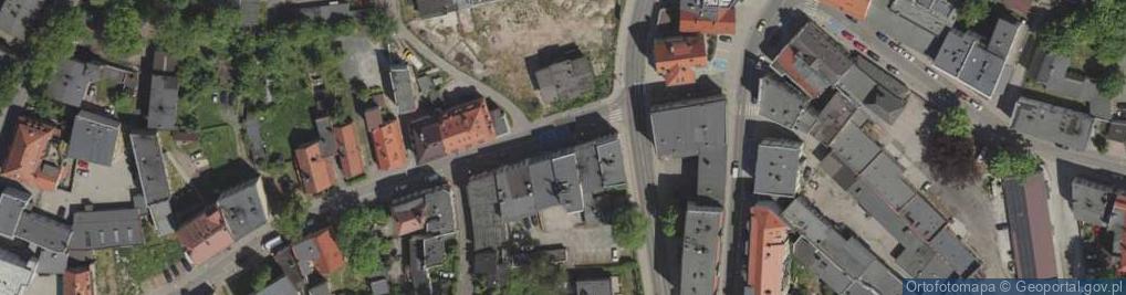 Zdjęcie satelitarne Wspólnota Mieszkaniowa ul.Malczewskiego 8 w Jeleniej Górze