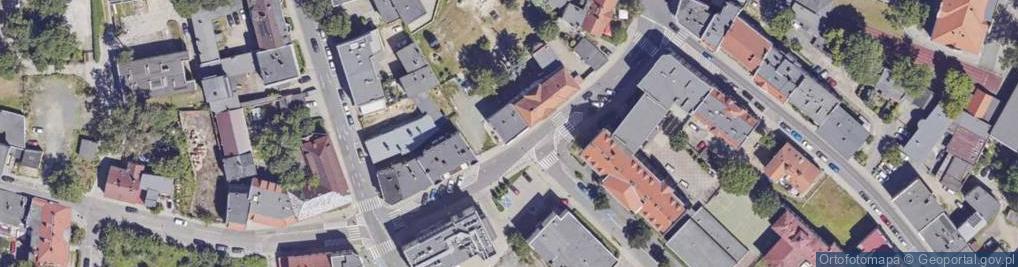 Zdjęcie satelitarne Wspólnota Mieszkaniowa ul.Matejki 18 Jelenia Góra