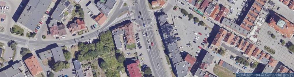 Zdjęcie satelitarne Wspólnota Mieszkaniowa ul.Mickiewicza 17 Jelenia Góra