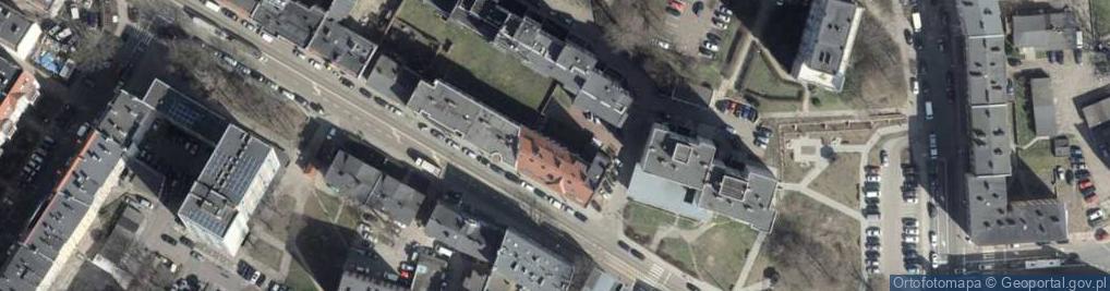 Zdjęcie satelitarne Wspólnota Mieszkaniowa ul.Miodowa 119 F Szczecin