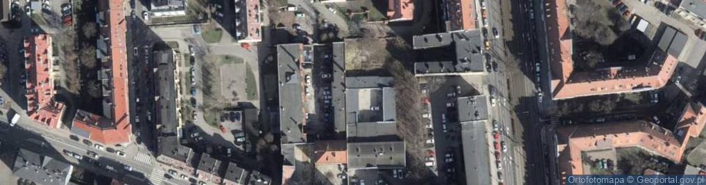Zdjęcie satelitarne Wspólnota Mieszkaniowa ul.Monte Cassino 37 of.70-464 Szczecin